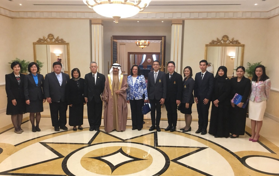 PSU Administrative Team was granted Royal Audience with His Royal Highness Prince Khalifa bin Salman Al Khalifa, Prime Minister of the Kingdom of Bahrain