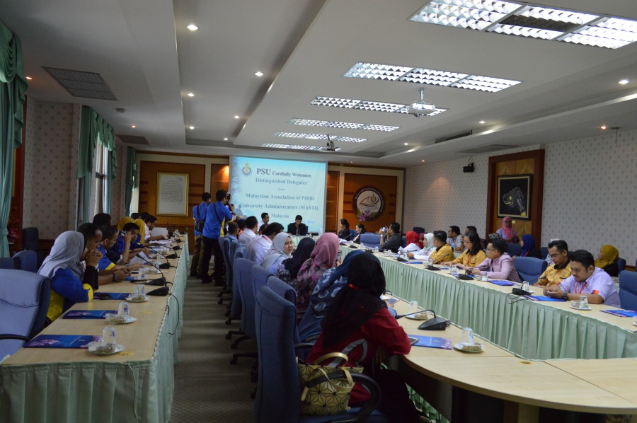 Malaysia Association of Public University Administrators (MASTI) visits PSU 