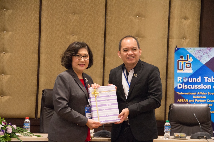 Round table discussion on “International Affairs Strategies between ASEAN and Partner Countries: Best Practices and Way Forward” at PSU