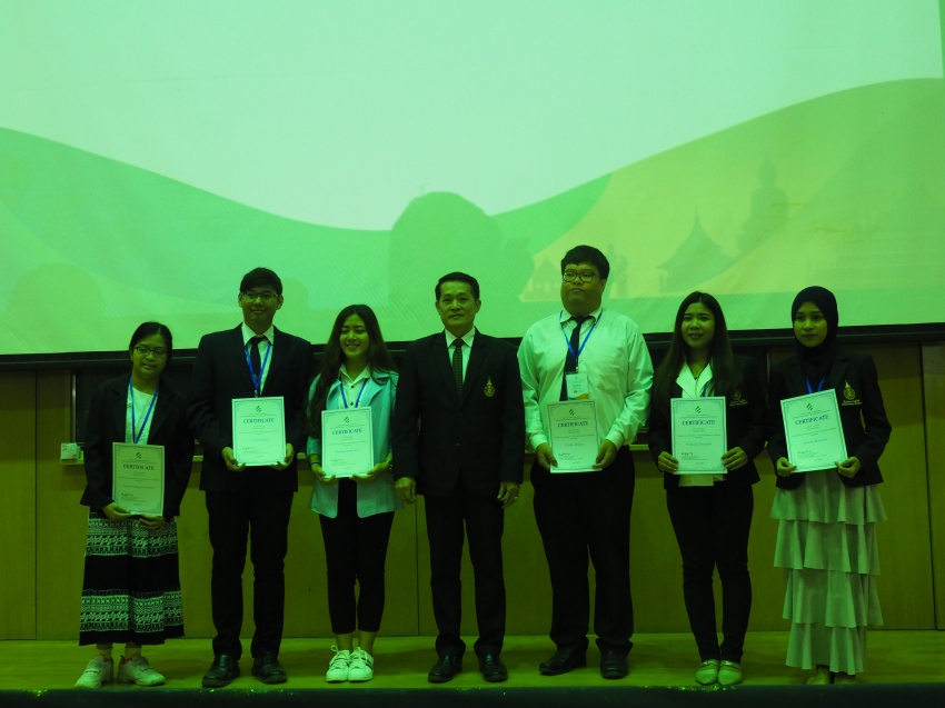 PSU students won top prize in YICMG finals in Laos