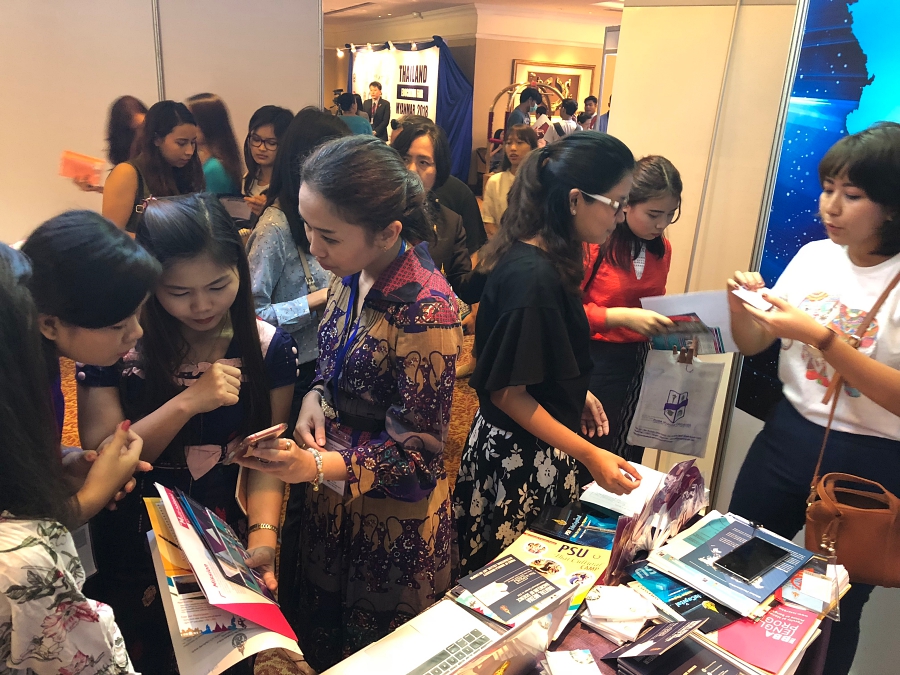 PSU participated in “Thai Education Fairs 2018 in Myanmar” 