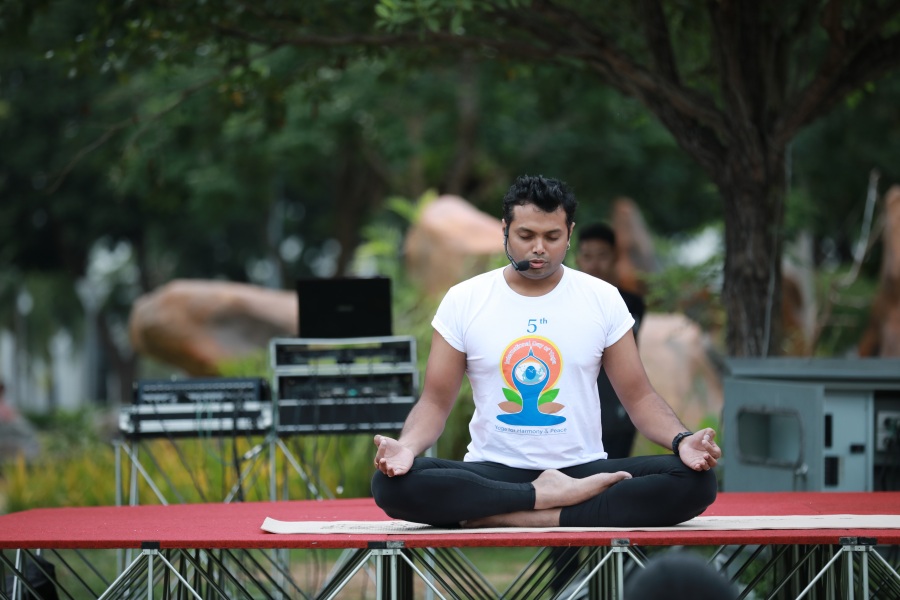 The 5th International Yoga Day at PSU 