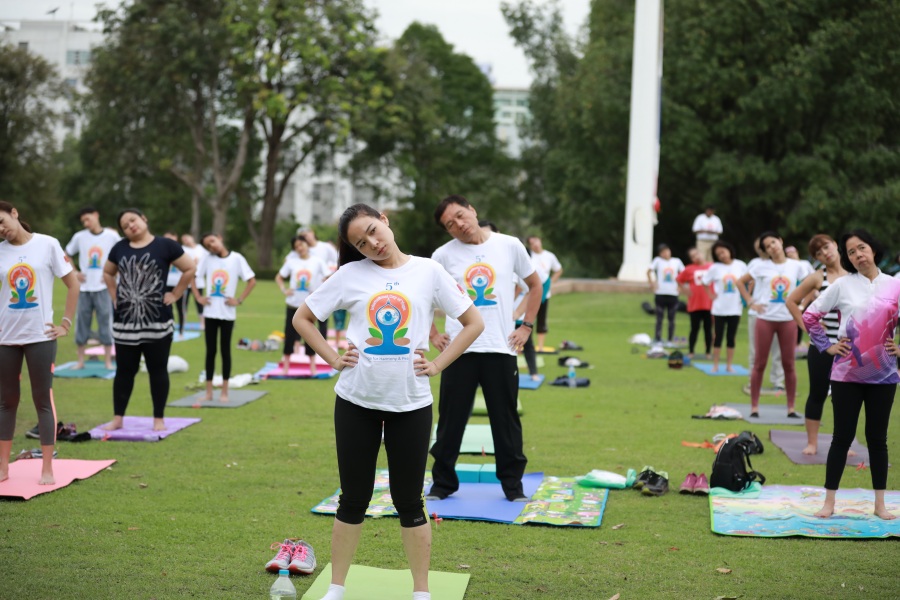 The 5th International Yoga Day at PSU 