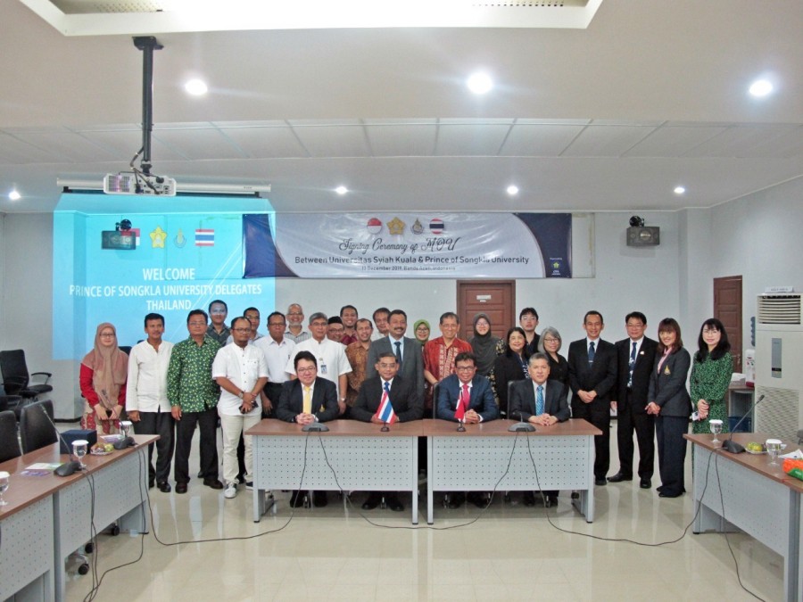 PSU delegates visited Riau University and Syiah Kuala University, Indonesia