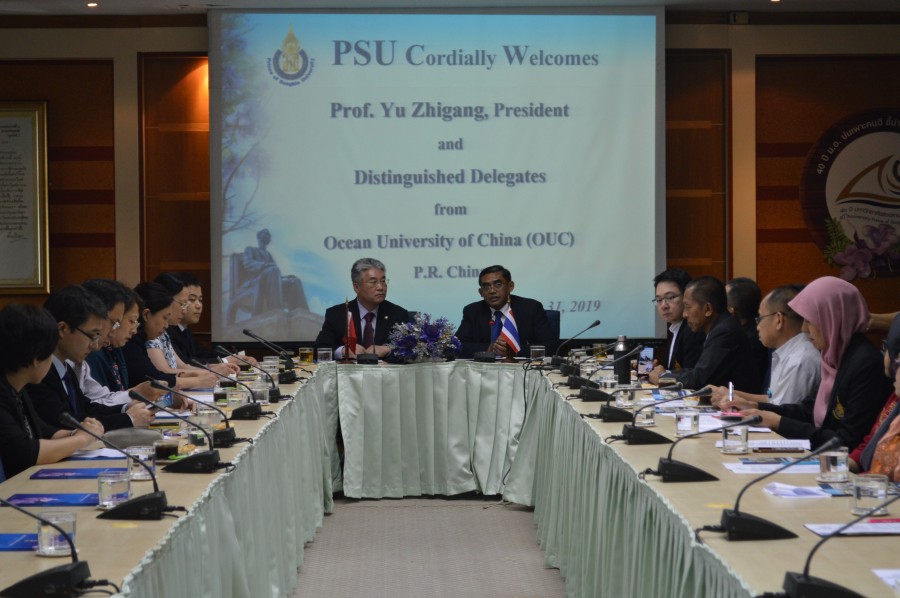 Chinese university signed MoU with PSU.