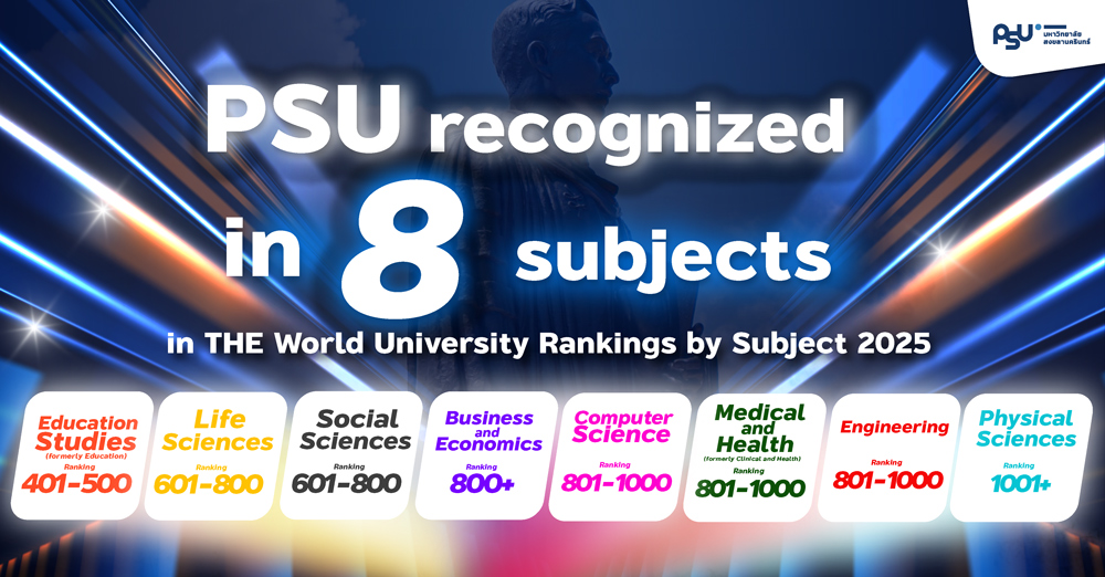 PSU recognized in eight subjects in THE World University Rankings by Subject 2025