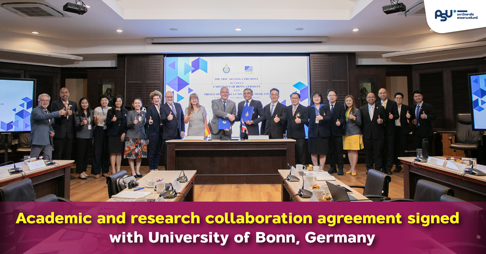 Academic and research collaboration agreement signed with University of Bonn, Germany