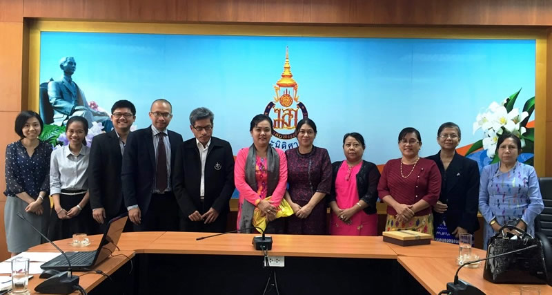 Honorable Guests from University of Mandalay